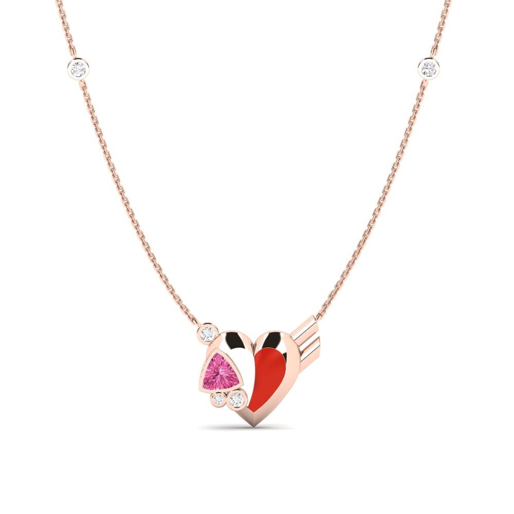 Pink Tourmaline Women's Necklace Gallantry
