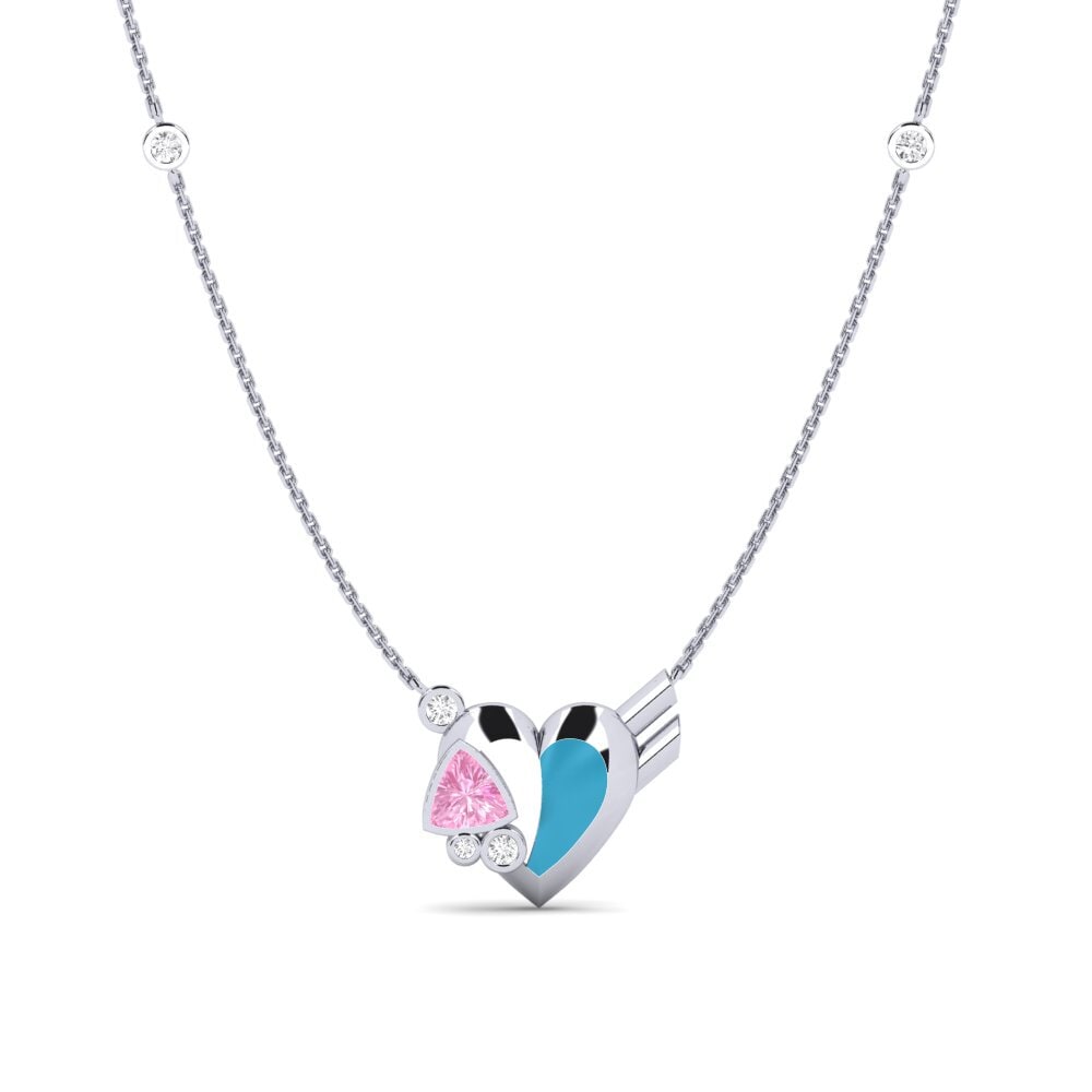White Silver Women's Necklace Gallantry