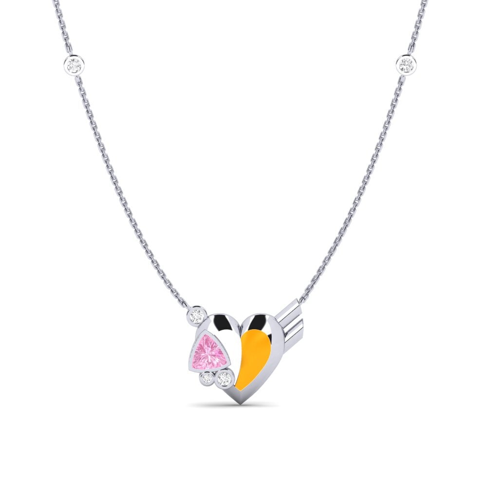 White Silver Women's Necklace Gallantry