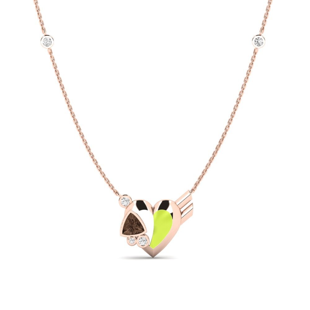 Cuarzo humo Collar de Mujer Gallantry