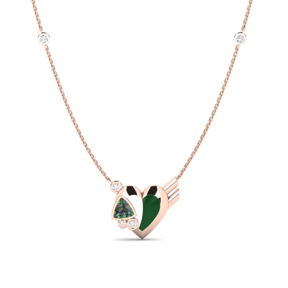 Mystic Topaz Women's Necklace Gallantry