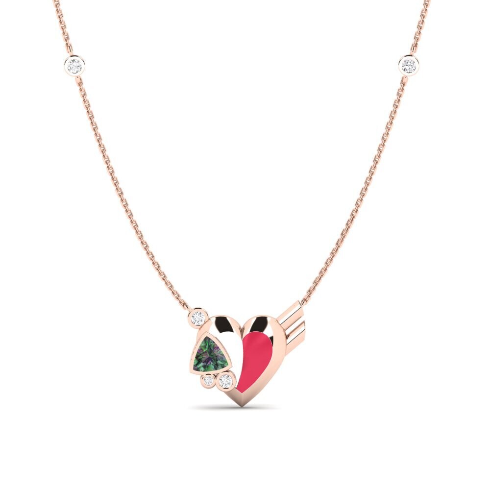Mystic Topaz Women's Necklace Gallantry