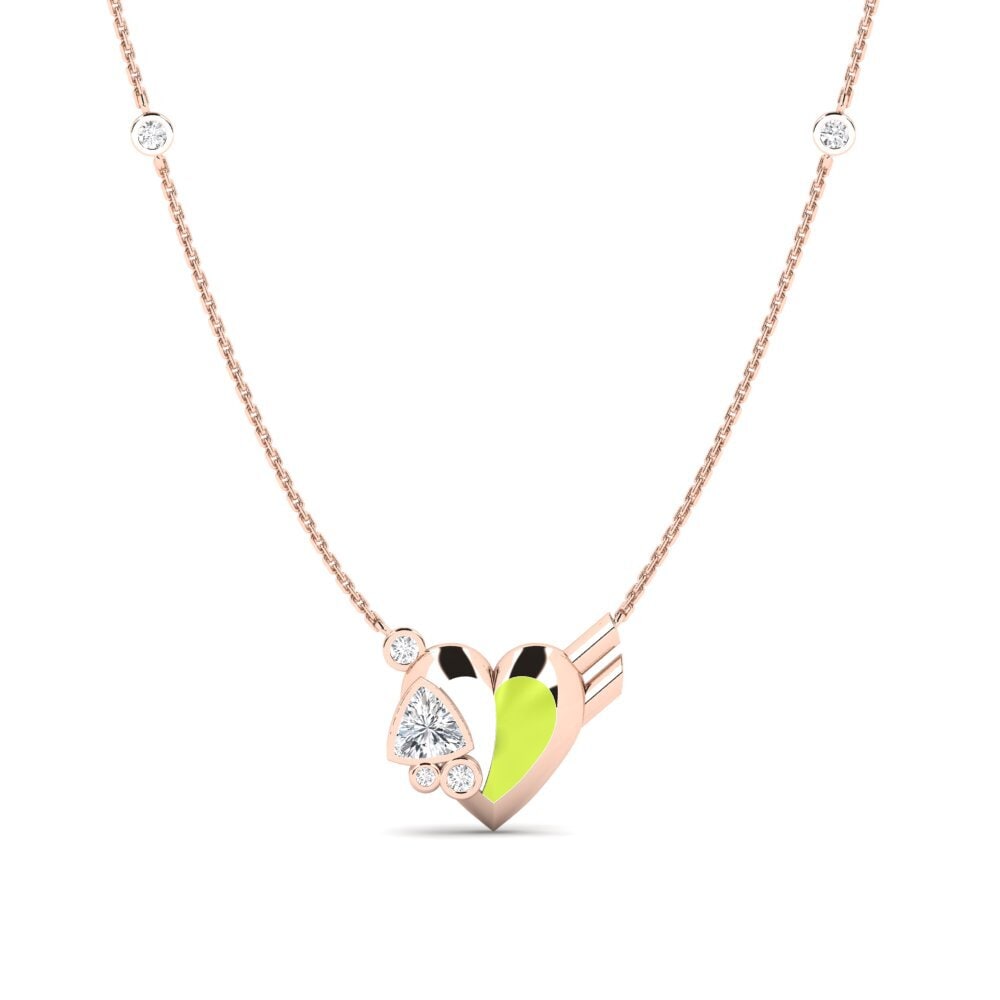 White Zircon Women's Necklace Gallantry