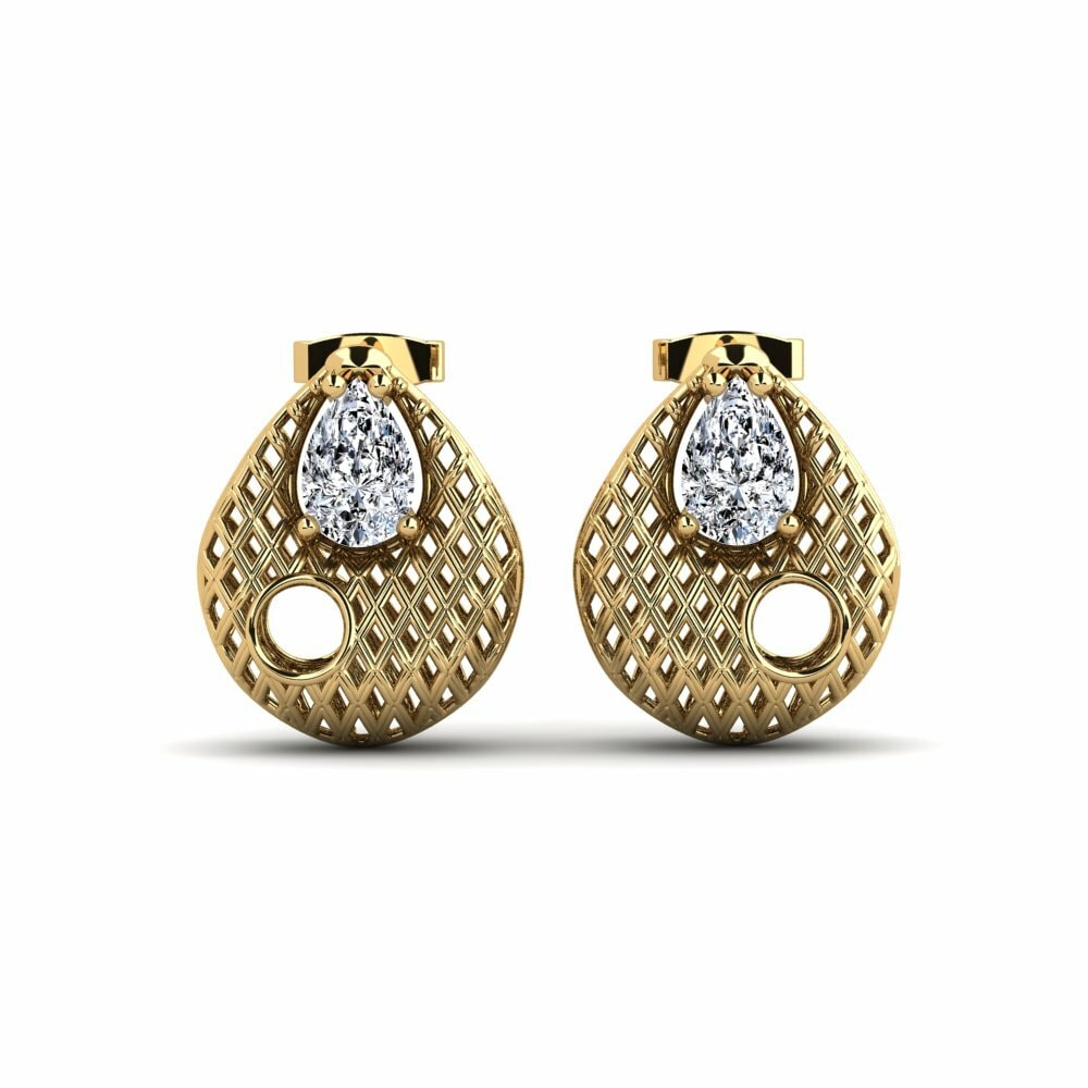 Zirkoon Dames Oorbellen Galle
