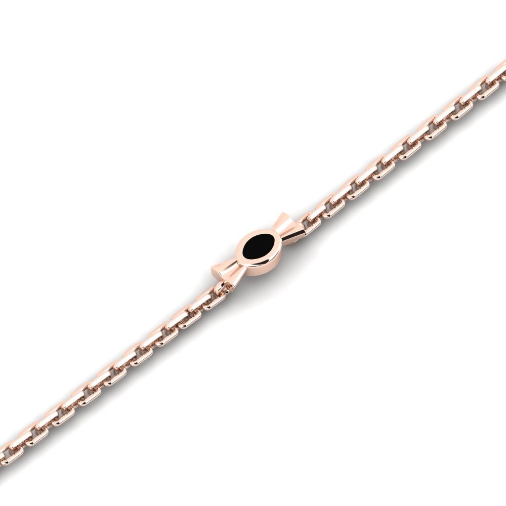 9k Oro Rosa Pulsera para Niño Gambhiramaya