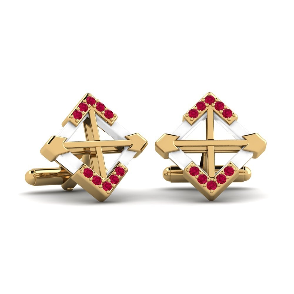 Ruby Cufflink Gamino