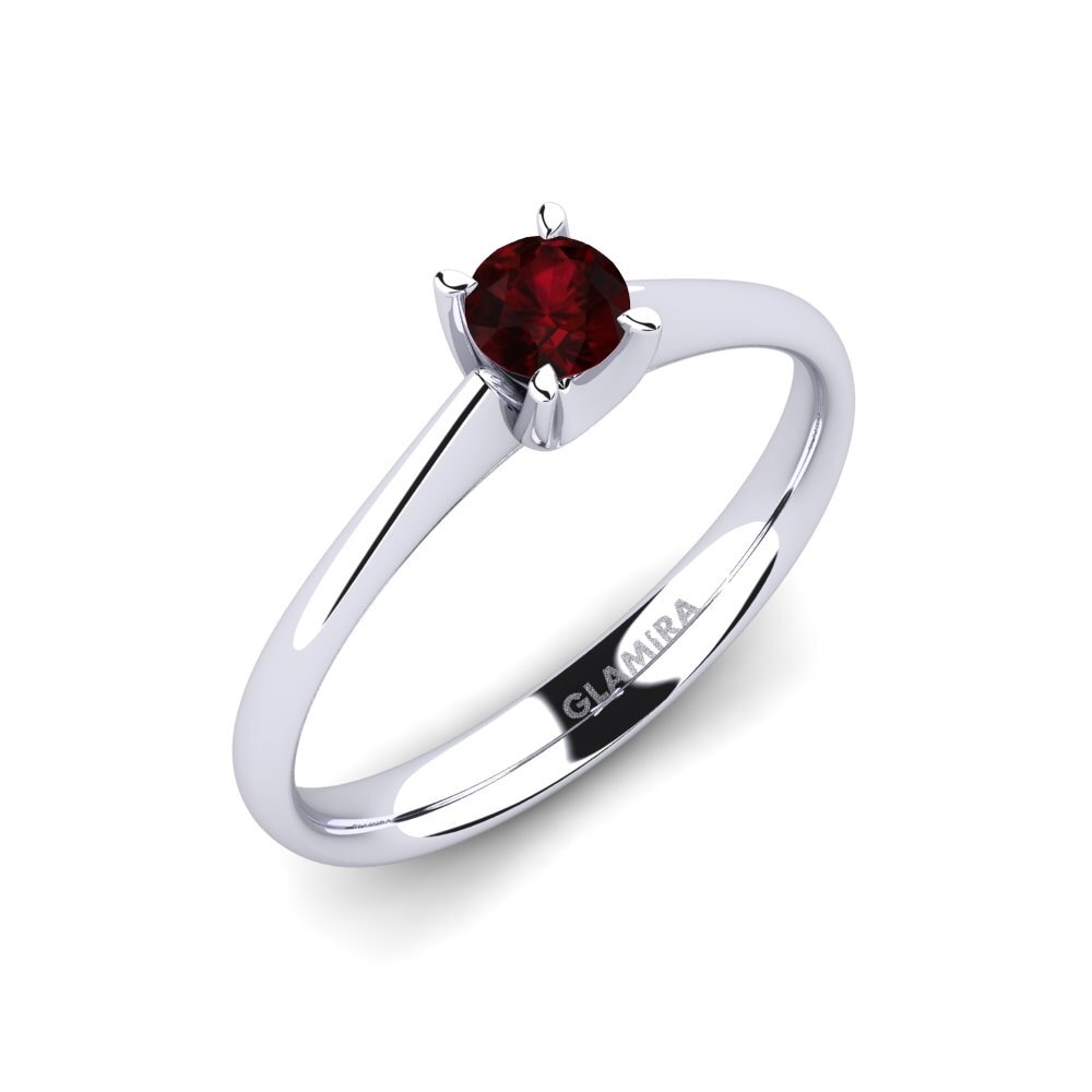 Garnet Engagement Ring Gandolfa