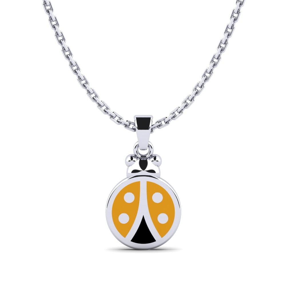 14ct White Gold Kid's Pendant Gaotseba