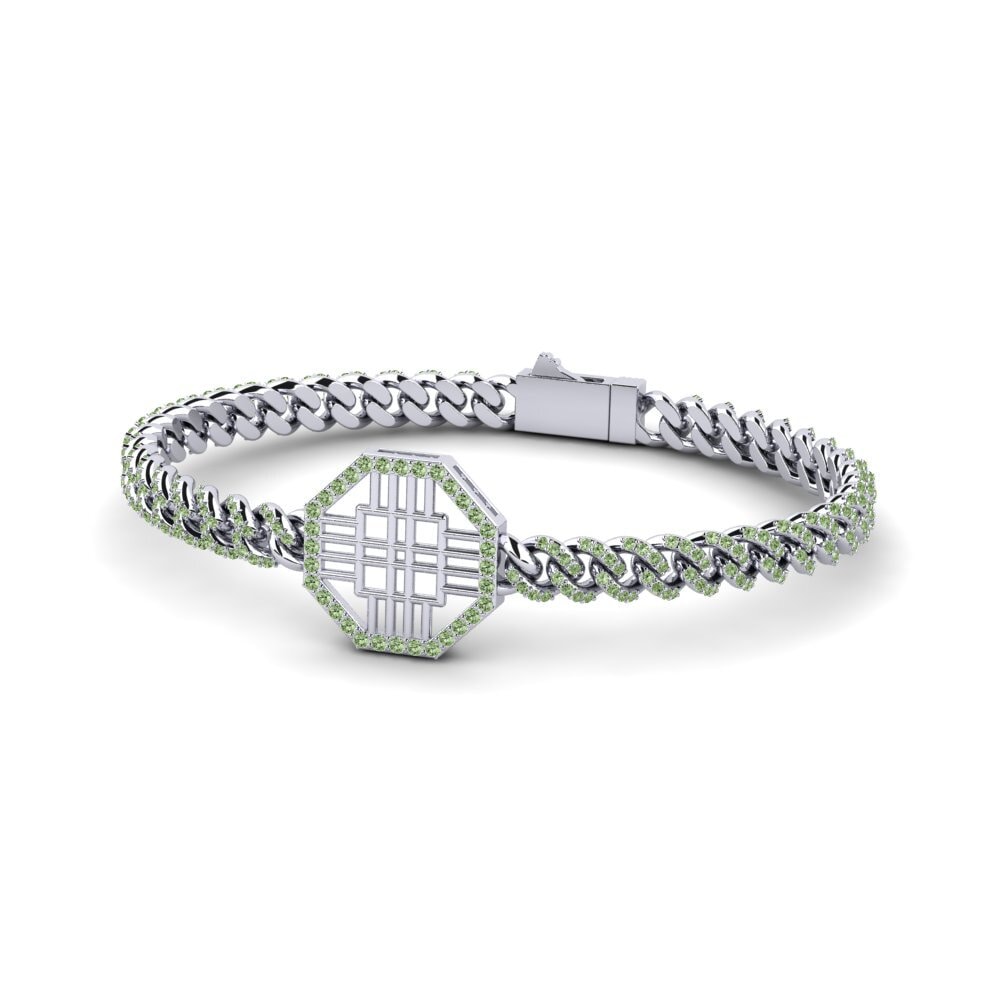 Diamante Verde Pulsera de Mujer Gapatter