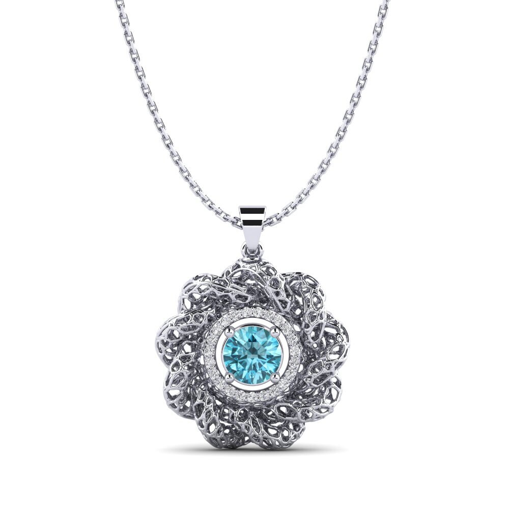 Blue Zircon Women's Pendant Garcon