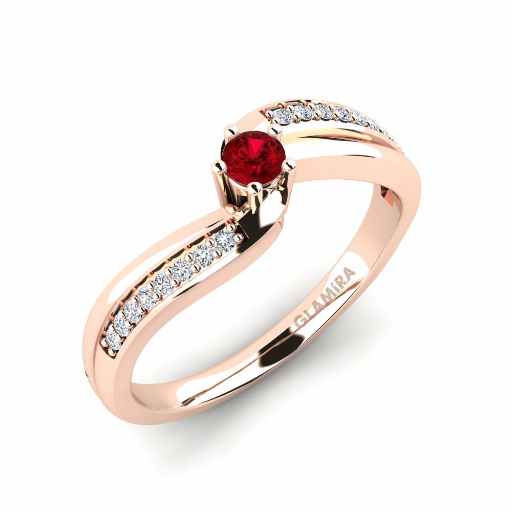 Swarovski ruby ring on sale