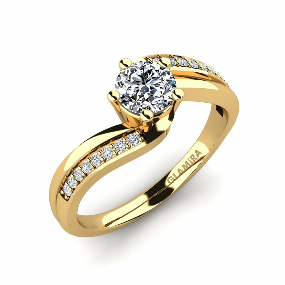 Zirkoon Verlovingsring Gardenia 0.5 crt