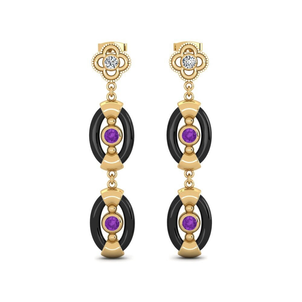 Amethyst Women's Earring Garity