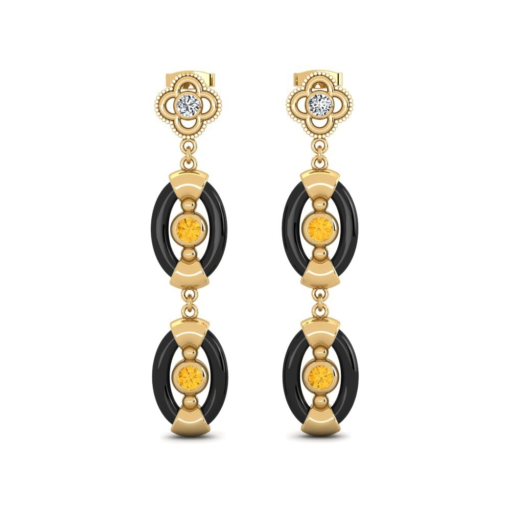 Citrine Women's Earring Garity