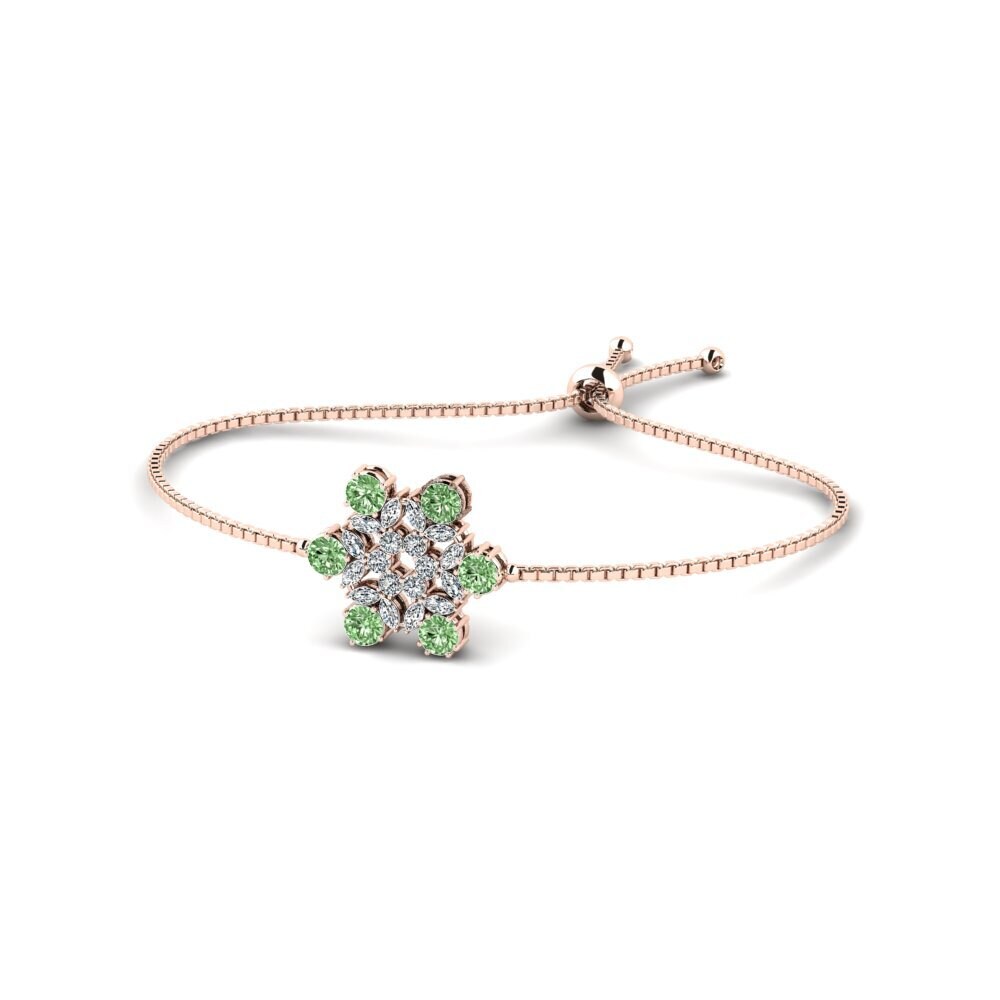 Green Diamond Women's Bracelet Garlan