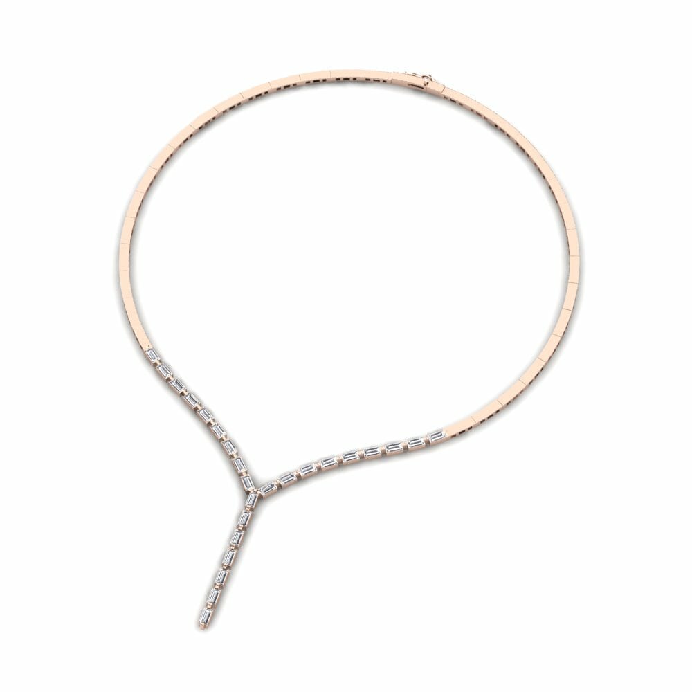 14ct Rose Gold Collier Garonne