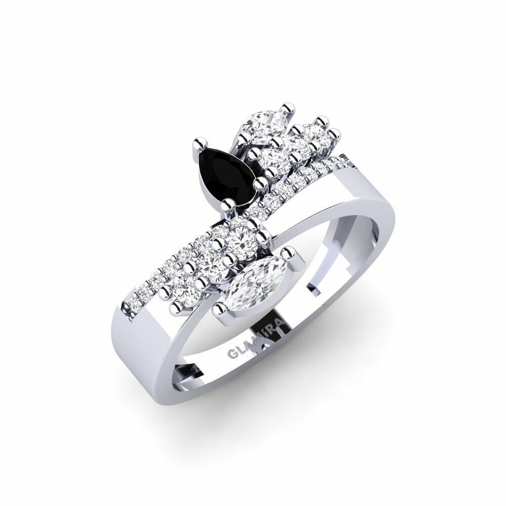 Zwarte Saffier Ringen Garrucha