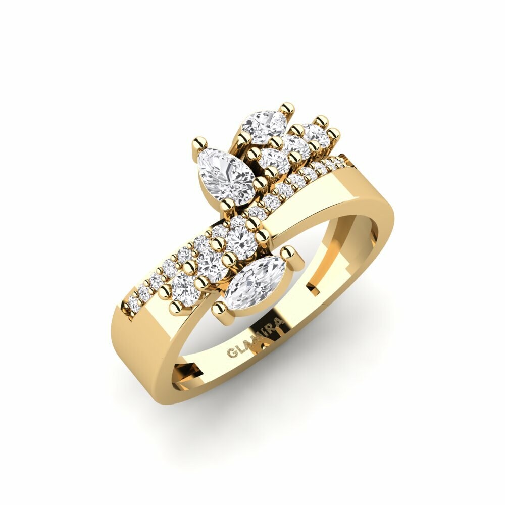 Oro Giallo 375 Anello Garrucha
