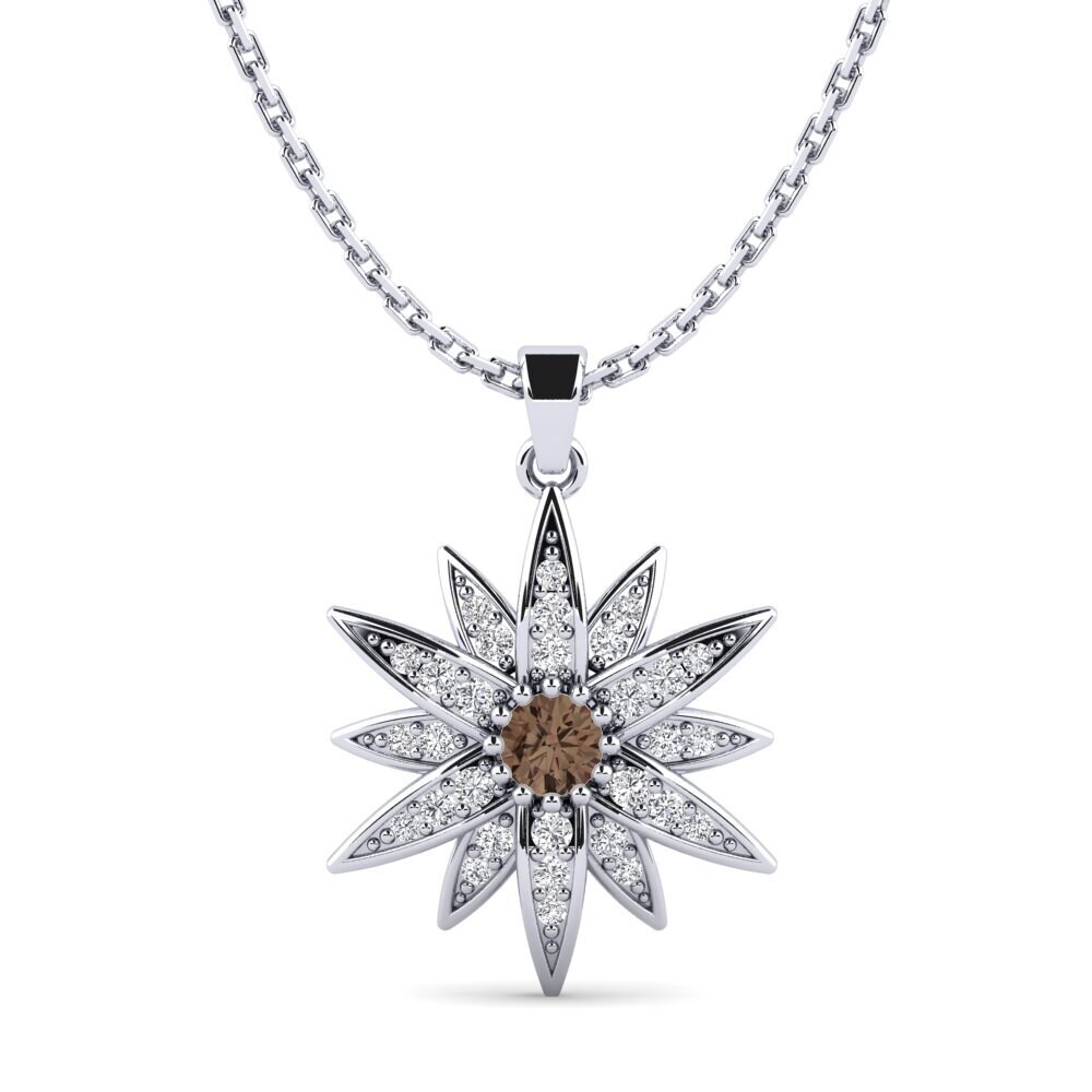 Smoky Quartz Women's Pendant Garsea