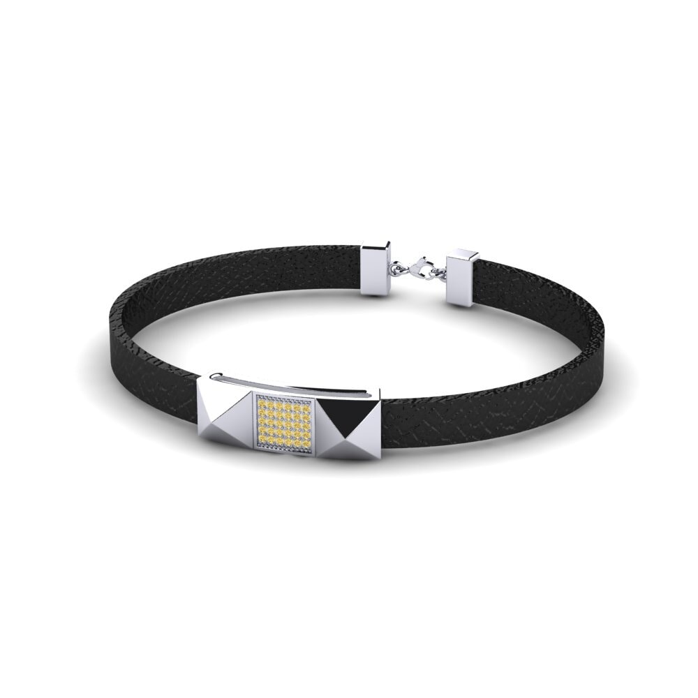 Yellow Diamond Men's Bracelet Gastrodon