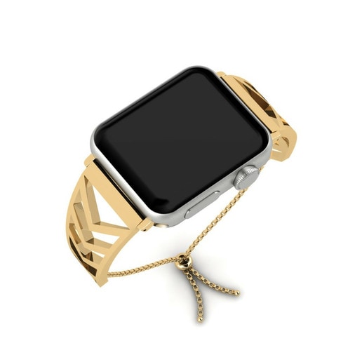 Dây đai Apple Watch® Gateway - B Stainless Steel / 585 Yellow Gold