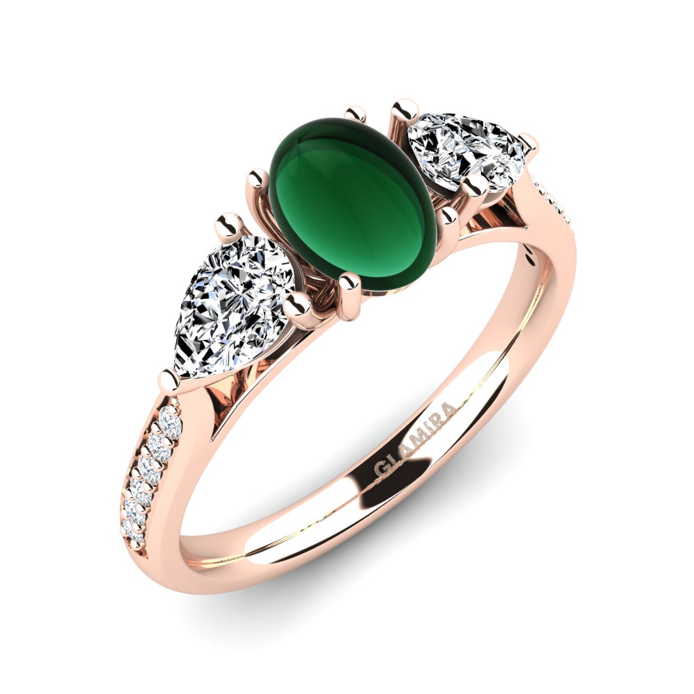 Cabochon Smaragd Ring Gavrielle