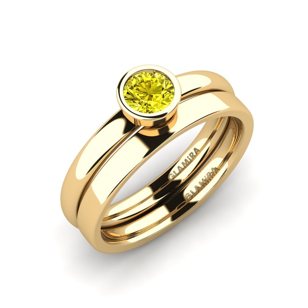 Berlian Kuning Set Pengantin True Love