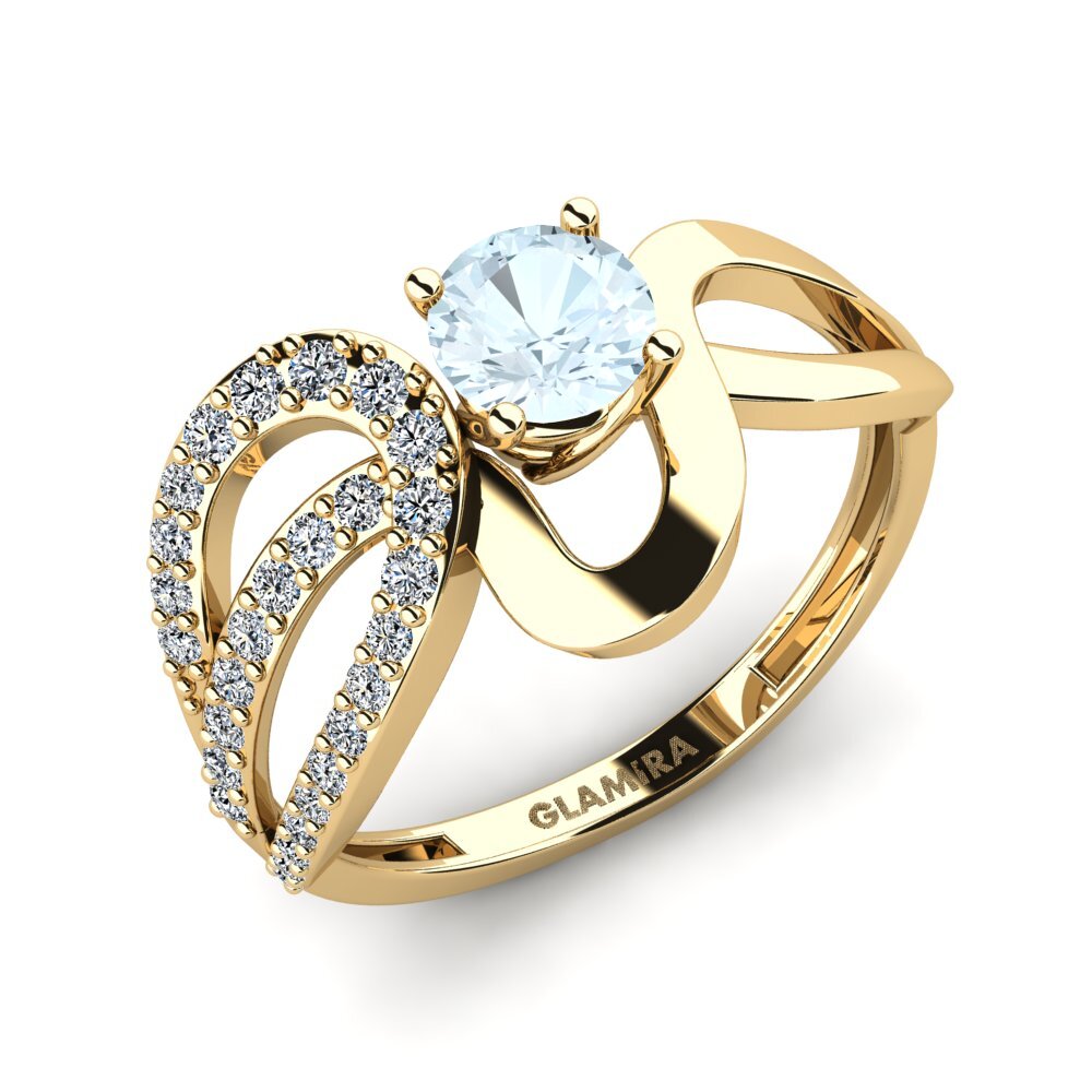 Aquamarine Ring Geber