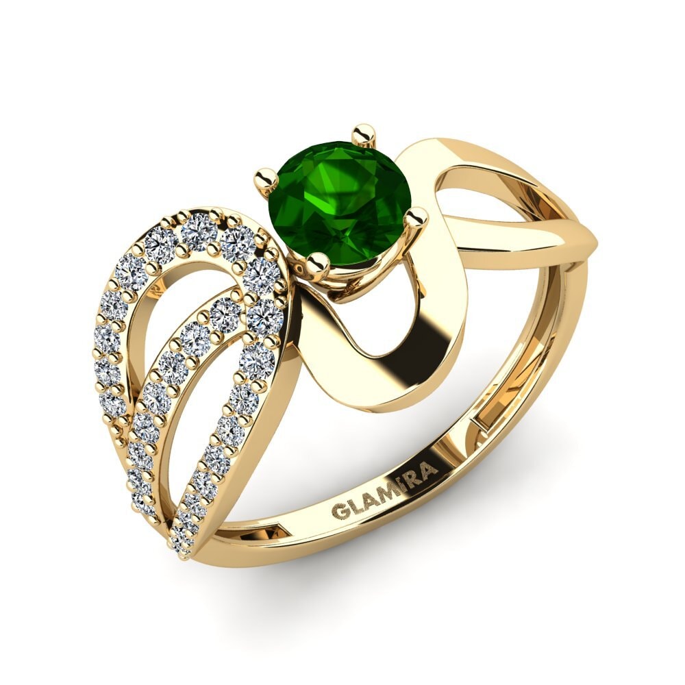 Green Tourmaline Ring Geber