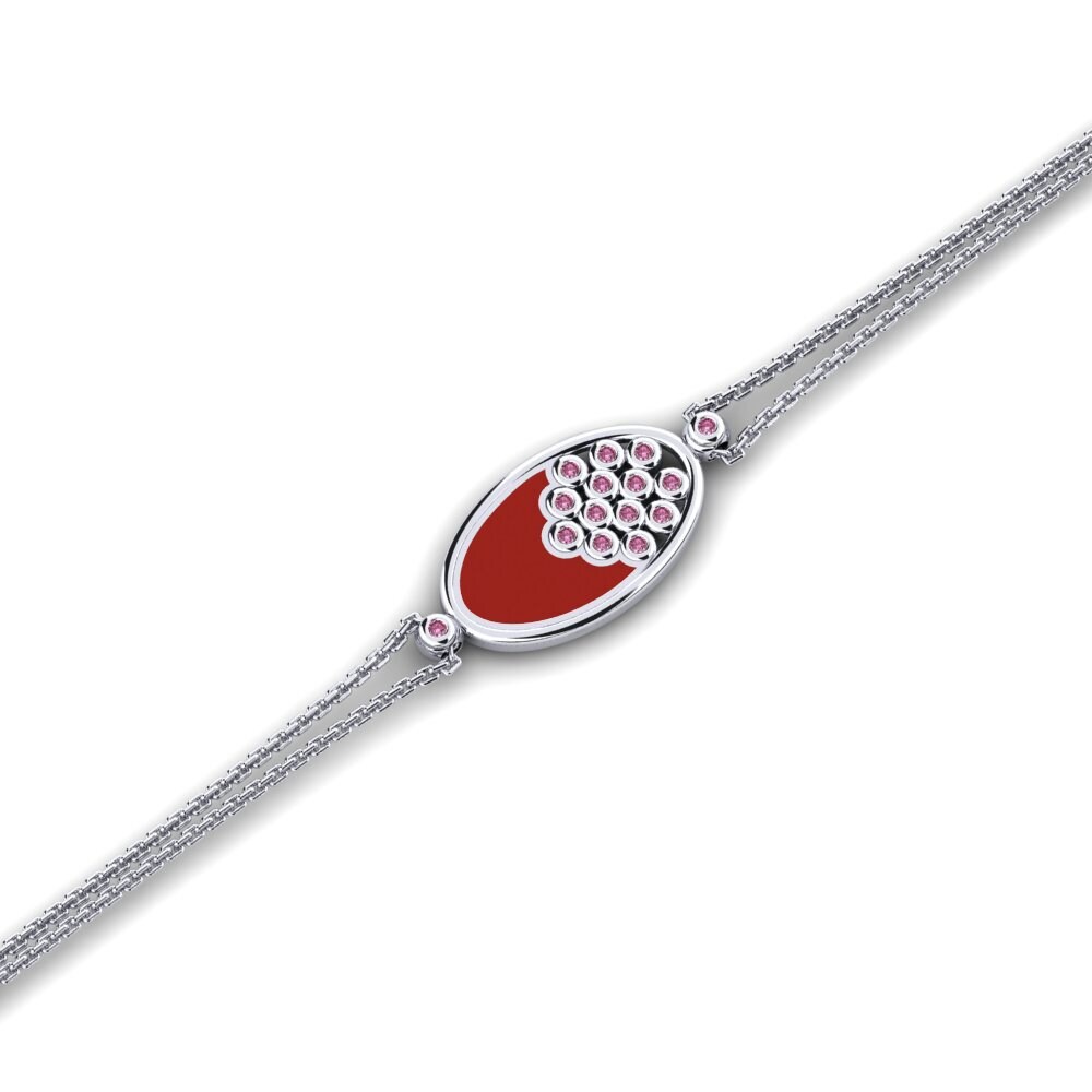 Rhodolite Garnet Women's Bracelet Geez