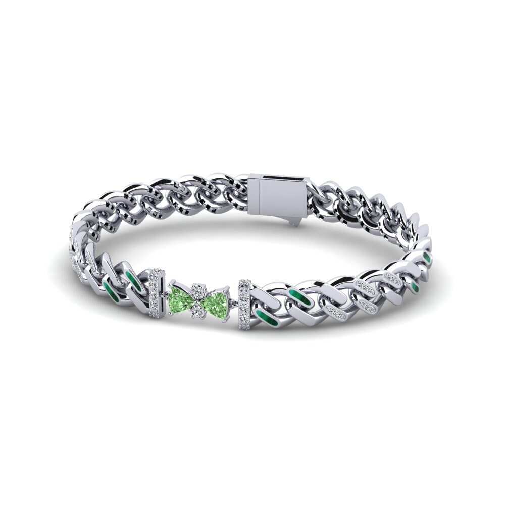 Trillón Diamante verde Pulsera Geezer