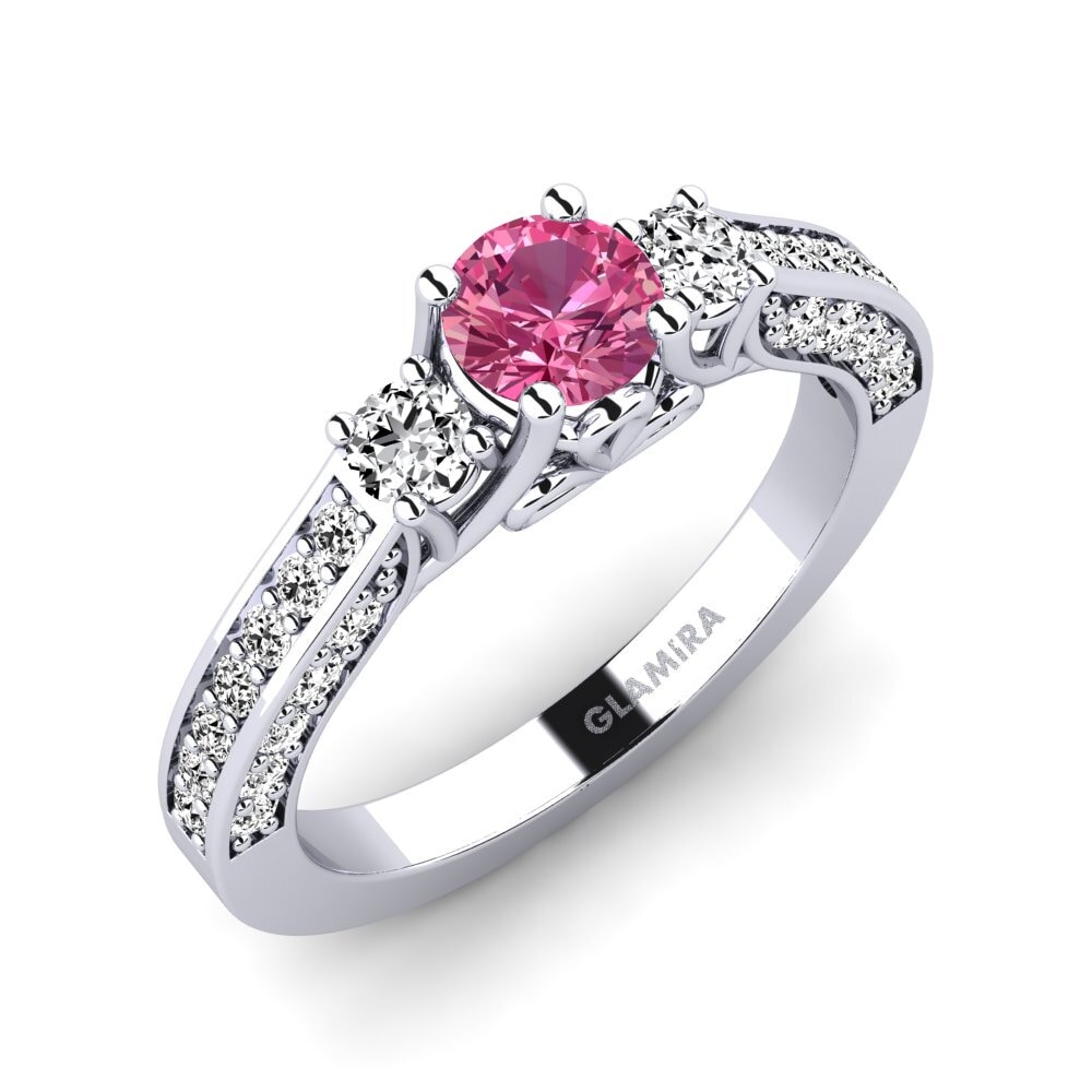 Pink Tourmaline Bridal Set Gemmiferous Ring A