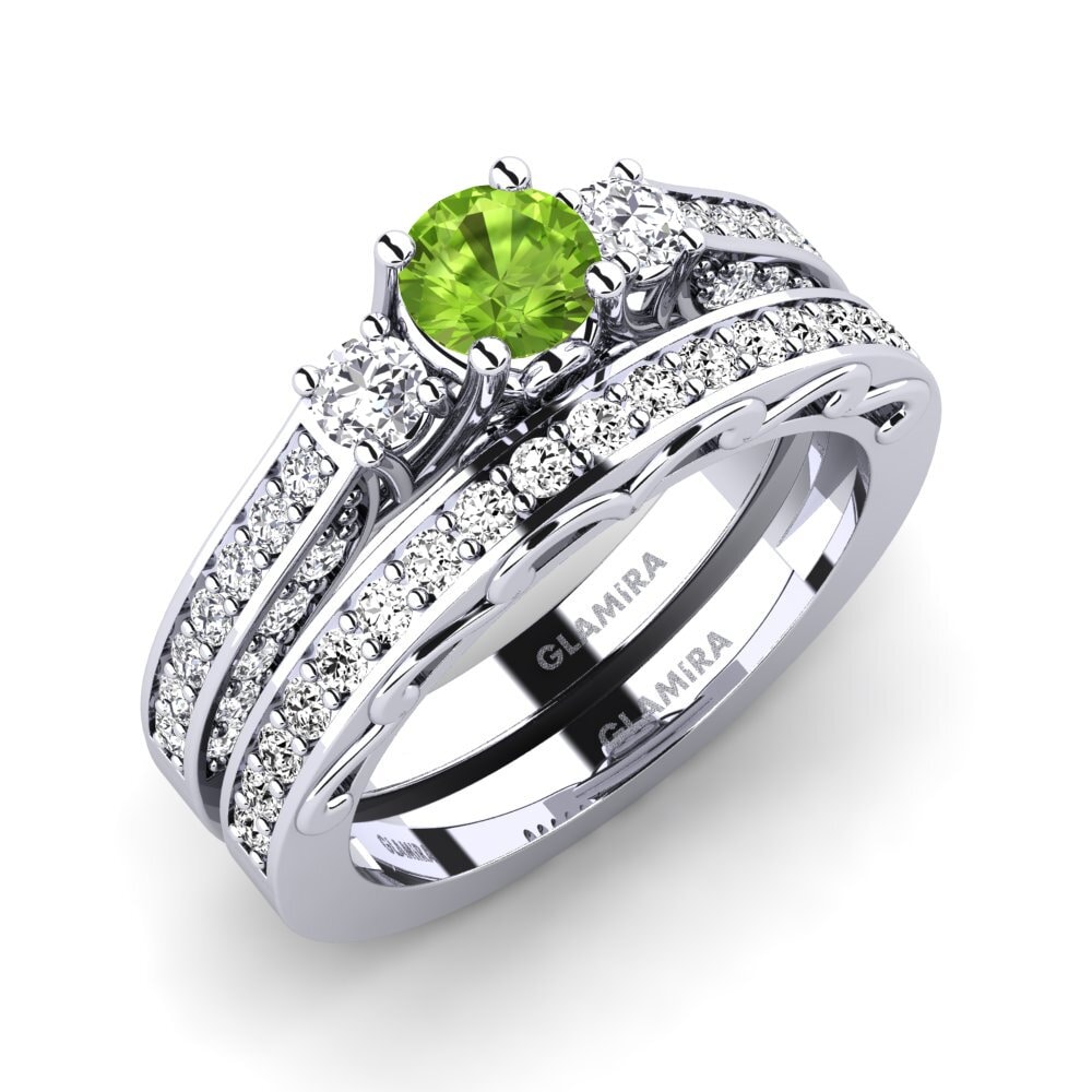 Peridot Bridal Set Gemmiferous
