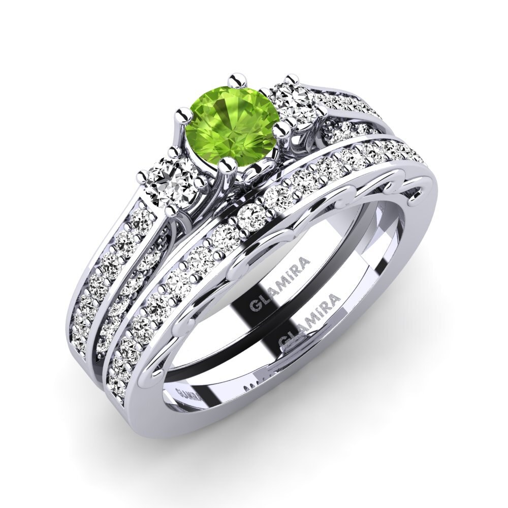 Peridot Set Pengantin Gemmiferous