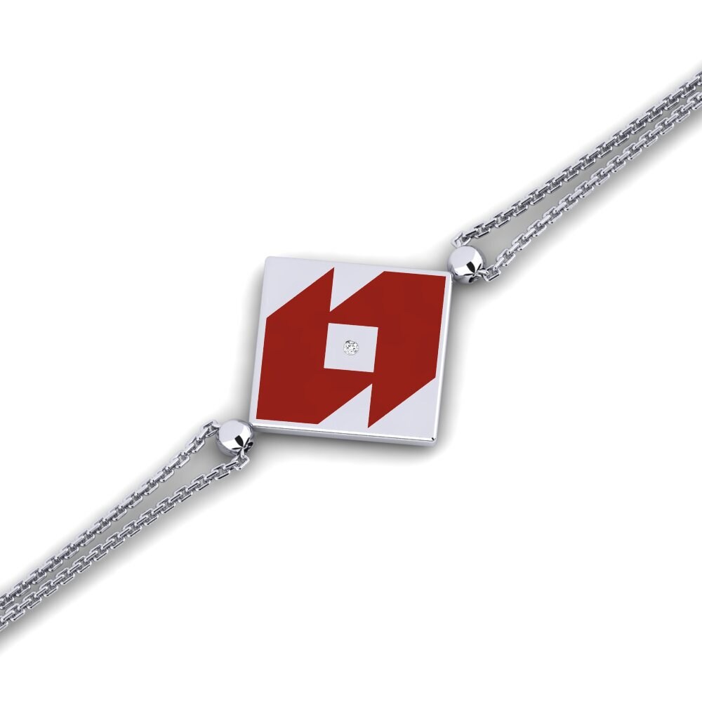 White Silver Women's Bracelet Genddi