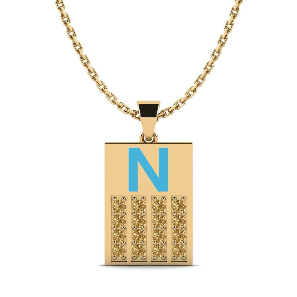 Brauner Diamant Damen anhänger Generale - N
