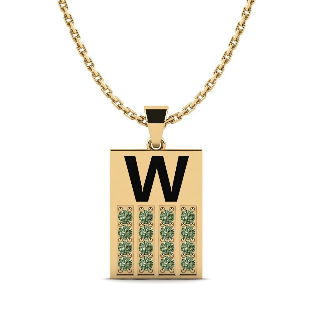 Groene Diamant Dames Hanger Generale - W