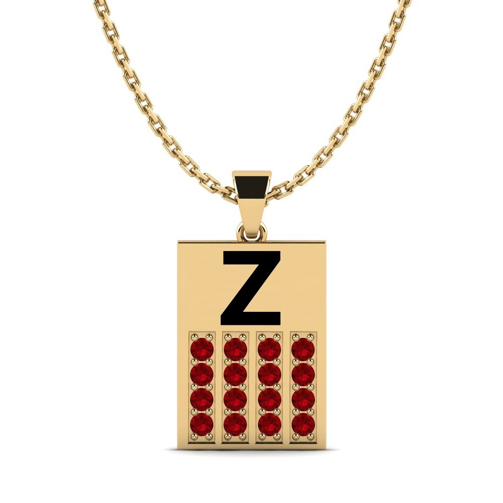 Roter Zirkonia Damen anhänger Generale - Z