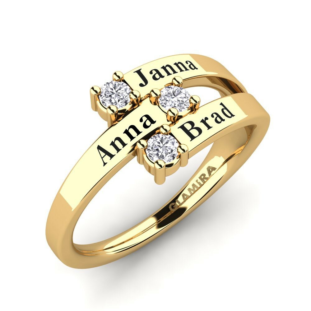 Anillo Geneva Inıcıal y Nombre