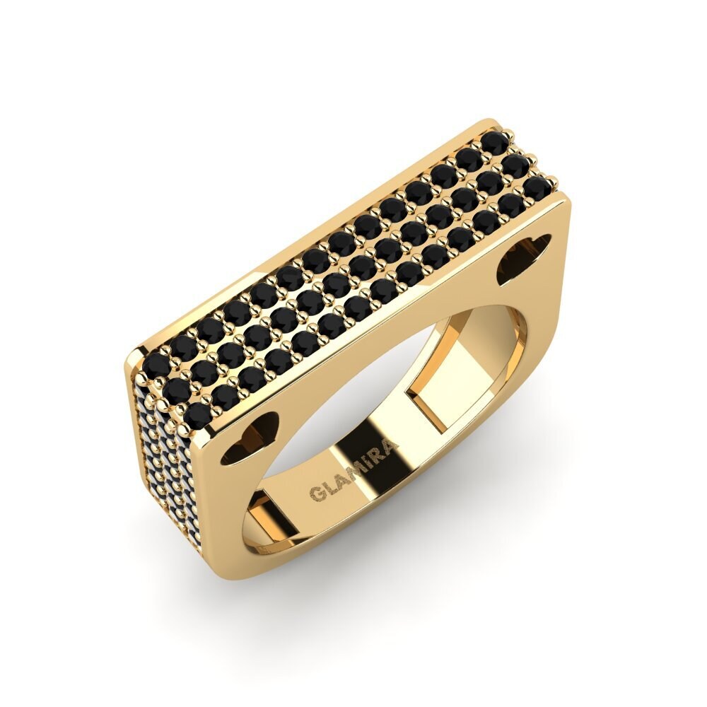Diamant Noir Anneau rose Genge