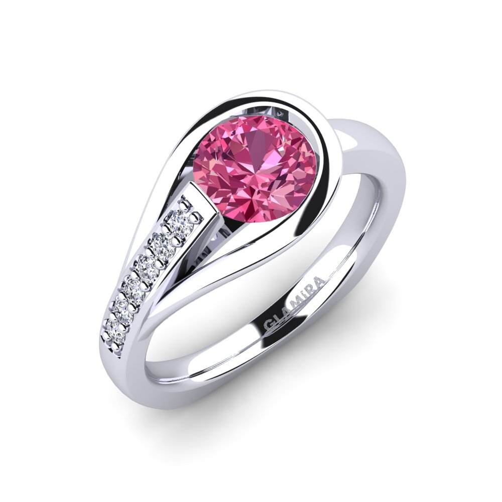 Pink Tourmaline Engagement Ring Genifer 1.0 crt