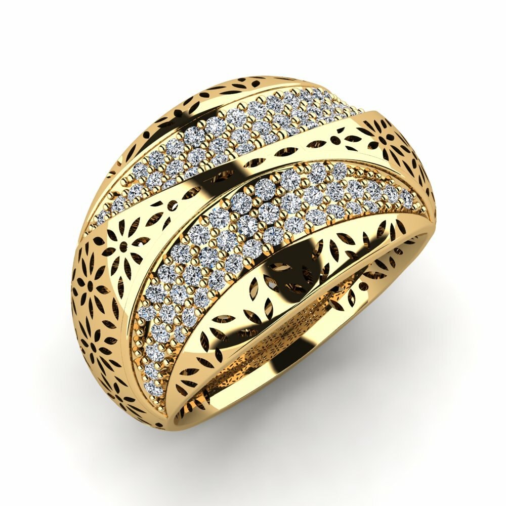 Or Jaune 14k Bague Gennie