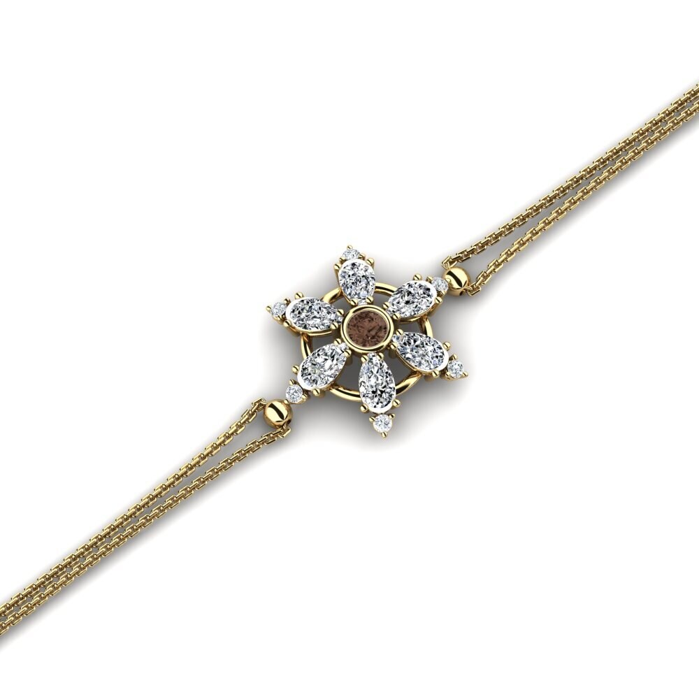 Smoky Quartz Women's Bracelet Genrikh