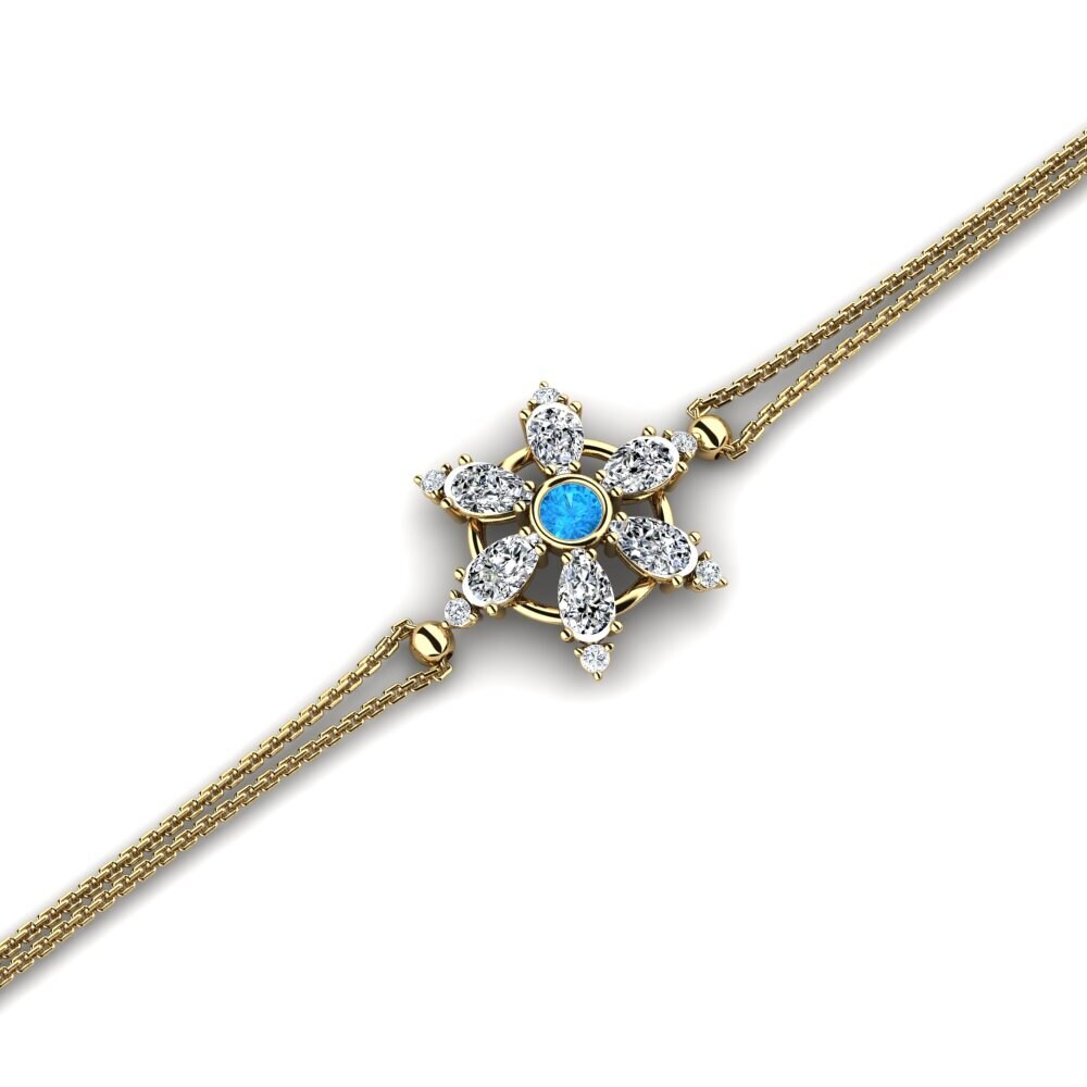 Blue Topaz Women's Bracelet Genrikh