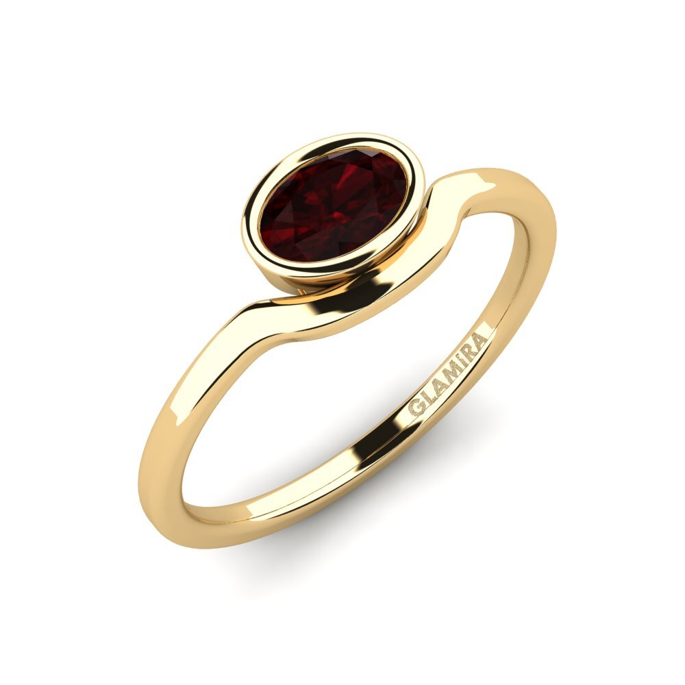 Grenat Bague de fiançailles Geovanni