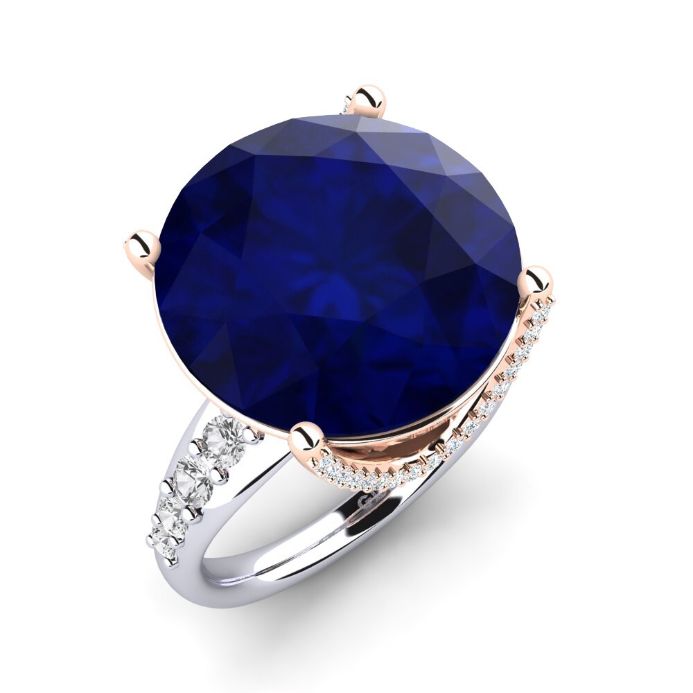 14ct White & Rose Gold Ring Gerlindis