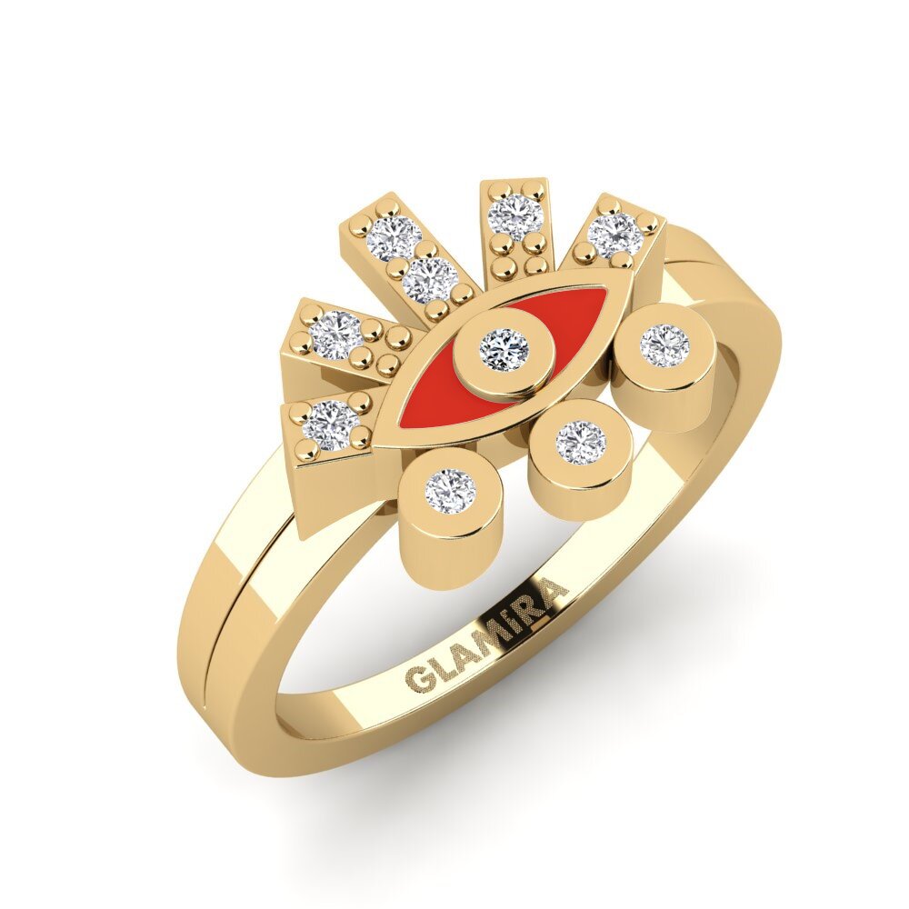 Zirconia Pinky Ring Germanic