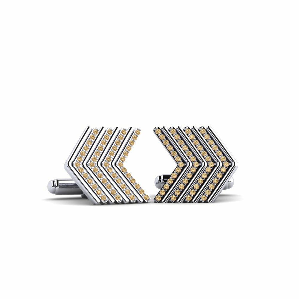 Brown Diamond Cufflink Gerrit