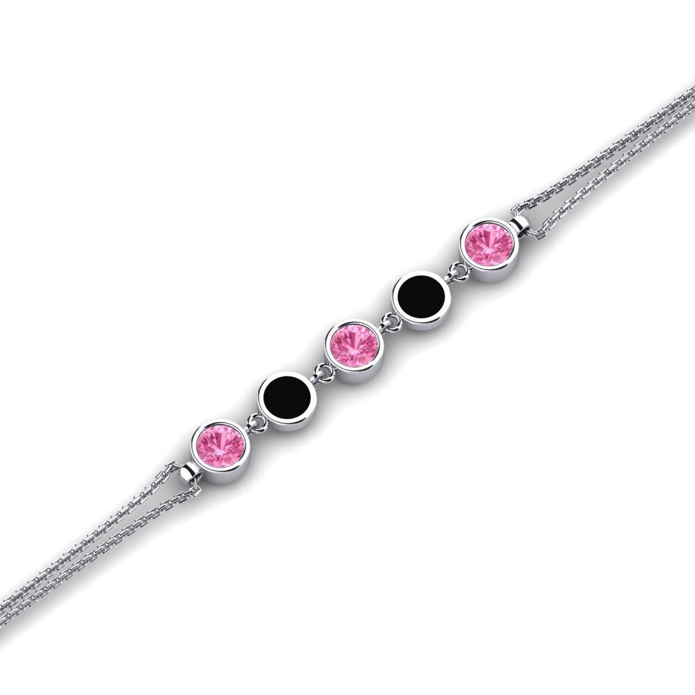 Link Pink Sapphire Bracelets