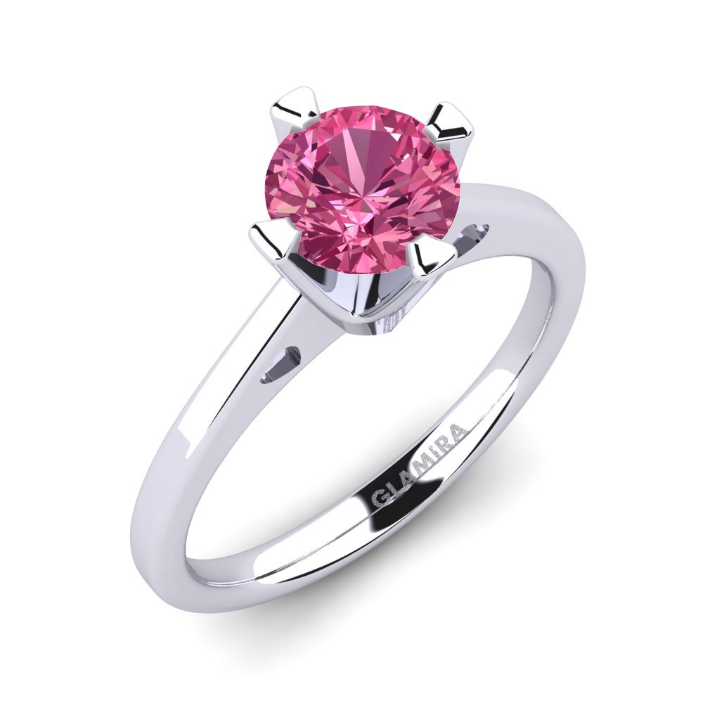 Pink Tourmaline Engagement Ring Gervasia 1.0 crt